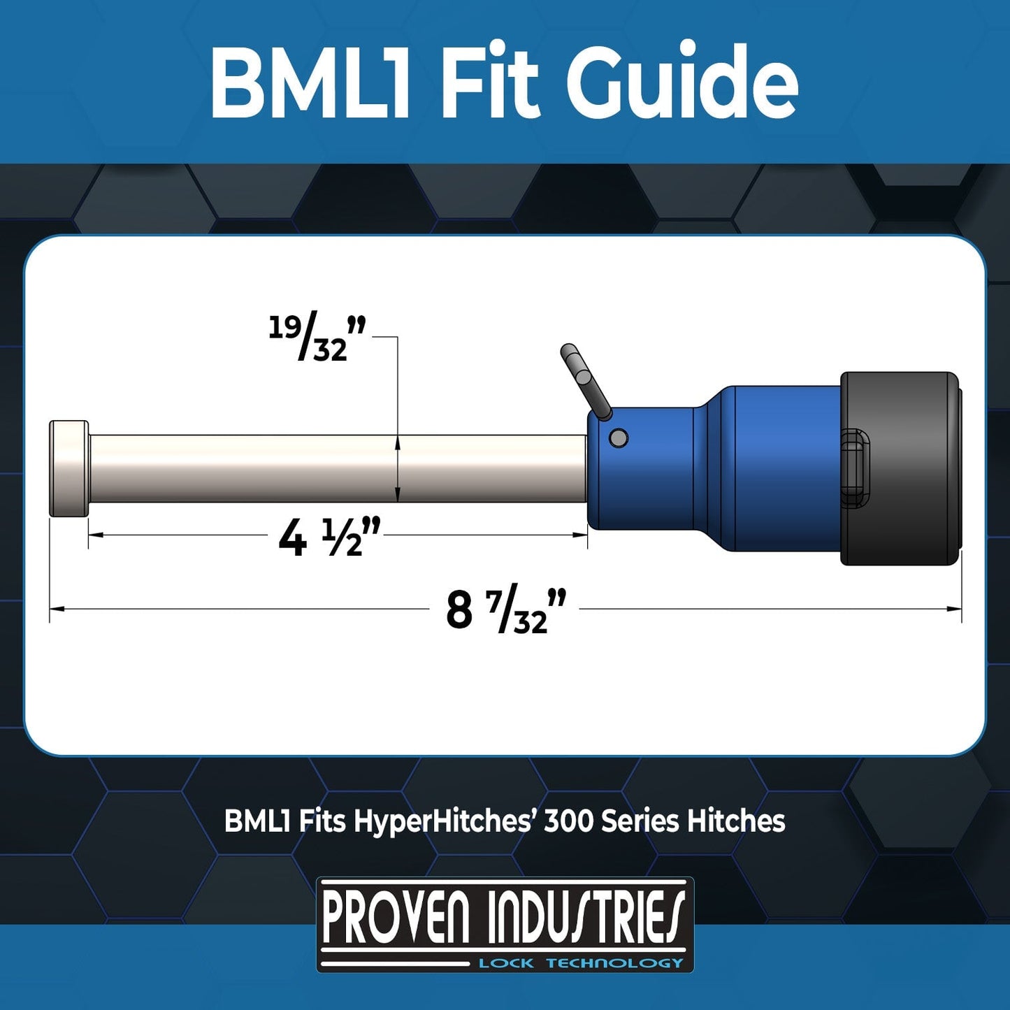 Ball Mount Lock 5/8"Pin-Model BML1 (Universal Fit)