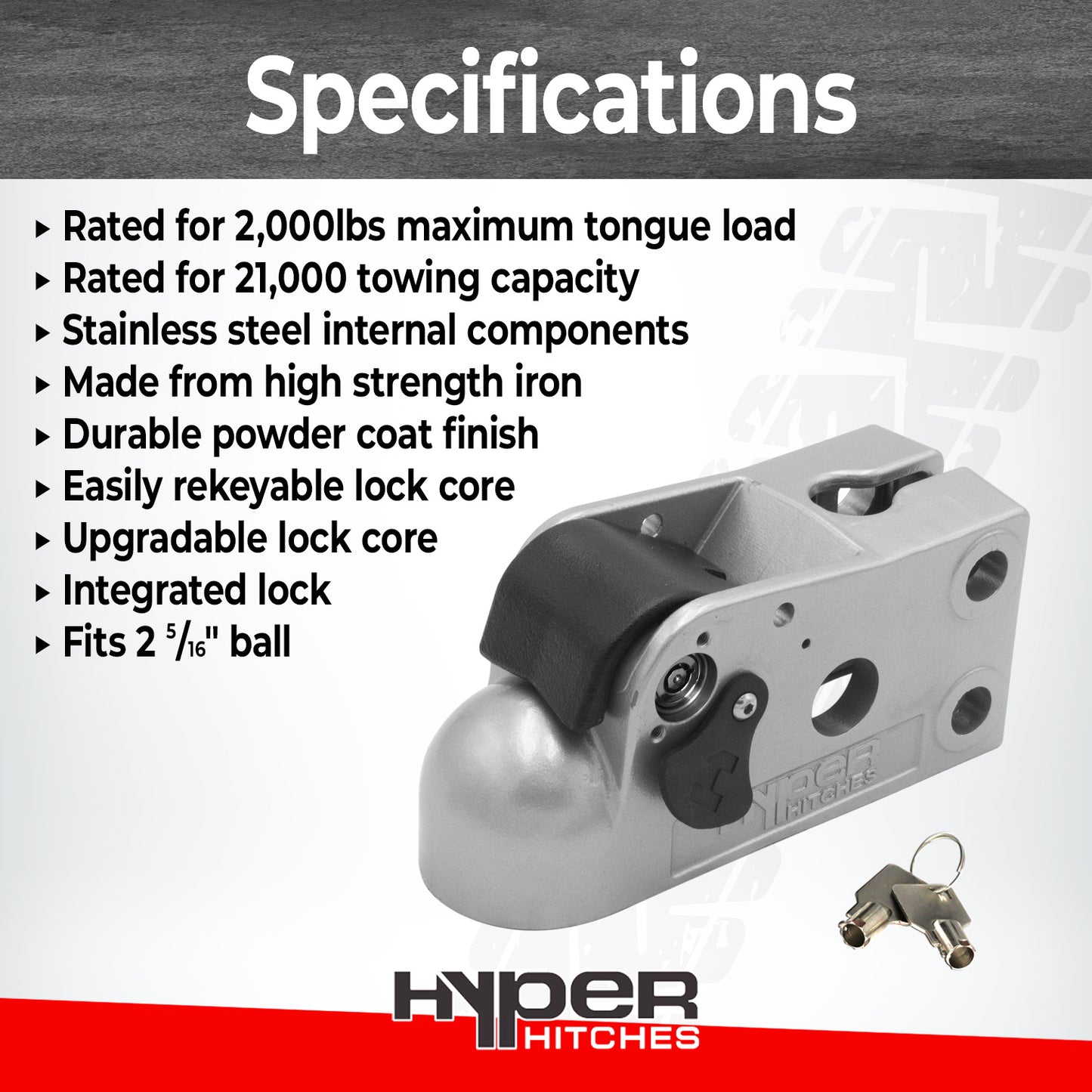 Coupler with Integrated Lock