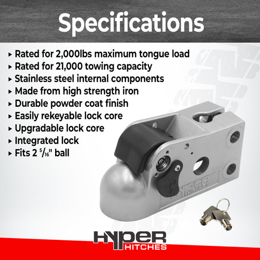 Coupler with Integrated Lock