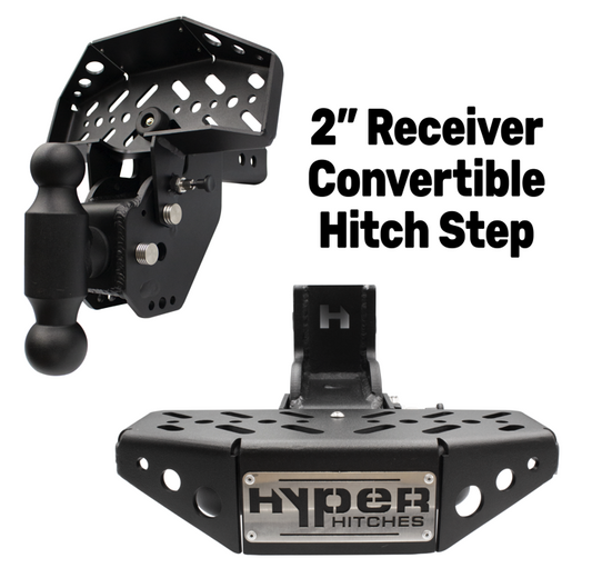 Dual-Ball Hitch Step Combo for 2" Receivers