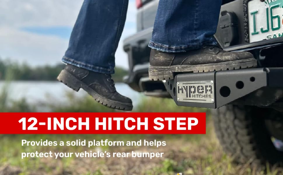 Hybrid Heavy-Duty Hitch Step